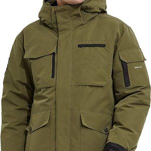 Down snowboarding coat parka